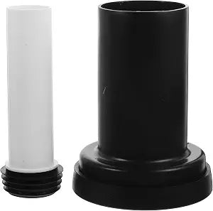 2Pcs Thickened Toilet Connectors, 7.3x5.3in Toilet Connection Assembly Parts Drain Adapter, Bathtub Drain Extension Flush Pipe, Bathroom Sewer Drain Seal Accessories Connectors