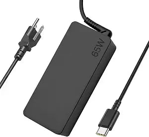 Dzytnsy 65W USB C Laptop Charger Compatible with Lenovo Yoga/Thinkbook/Chromebook/IdeaPad/Thinkpad X1 X13 T14 T15 T480s T580s T490, Replacement for Lenovo Laptop Charger