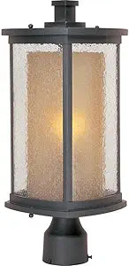 Maxim Lighting Bungalow 1-Light Light Fixture | Bronze Finish | Modern Indoor Light Fixture | Wet Rated | Home Decor Light Fixture | Bungalow Collection | 3150CDWSBZ