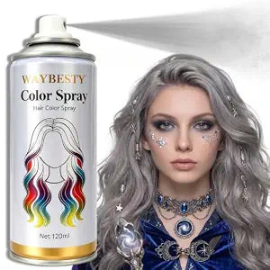 Gray Hair Spray Color, Washable Natural Temporary Hair Color for Kids