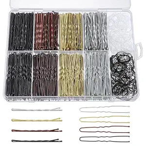 600Pcs Bobby Pins Set, 2.36In Hair Pins for Women Buns Wedding Styling Updo