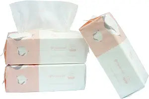 Careboree Extra Thick Dry Wipes, 100% Pure Cotton, 240 Count (3 Pack)