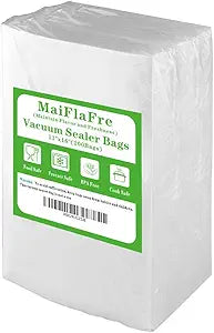 200 Gallon11X16 Vacuum Sealer Bags with Commercial Grade, BPA Free, Heavy Duty.Vacuum Sealer Freezer Bags Compatible with Any Types Vacuum Sealer