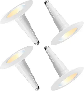 Jolux J Pro 4 Inch LED Retrofit Recessed Lighting, 5CCT Dimmable, 4 Pack