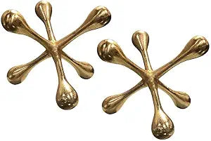 Uttermost 18964 Harlan Objects Brass S/2
