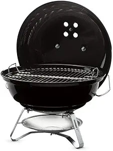 Weber Jumbo Joe Charcoal Grill, 18Inch, Black  Lightweight Portable Kettle BBQ Grill with TuckNCarry Lid Lock for Camping, Tailgating & Outdoor Cooking