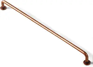 Goo-Ki 6 Pack Antique Copper Cabinet Handles Drawer Pull, 12.6"(320mm) c-c Solid Vintage Red Bronze Bar Pulls Kitchen Hardware for Appliance Dresser Wardrobe Cupboard, 9338AC-320
