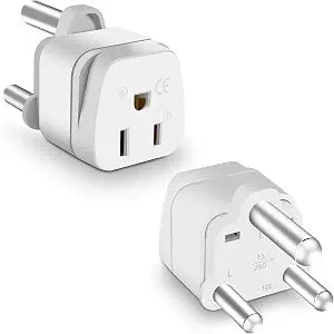 South Africa Plug Adapter, Type M Adapter for South Africa, 2 Pack
