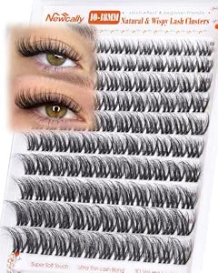 Wispy Lash Clusters Fluffy Eyelash Clusters Natural Look Cluster Lashes