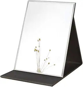 Zcooooool Large Portable Super HD Mirror - Multi Stand Angle Hand Free/Handheld/Tabletop Foldable Mirror 6.9x4.9 Inch