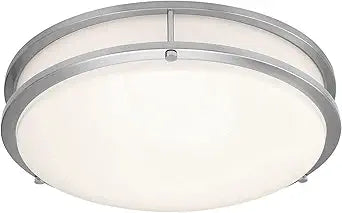 Access Lighting 20509LEDD-BS/ACR Solero III Flush Mount, 1-Light 30 Watts, Brushed Steel