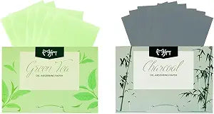 200 Sheets Oil Blotting Sheets, Unisex Oil Control Film Easy Dispensing Oil Absorbing Sheets Natural Face Blotting Sheets for Oily Skin