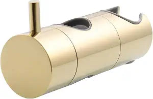 Brass Handheld Shower Head Holder, Biveah Adjustable Shower Bracket for 0.78" OD Slide Bar Bathroom Replacement Zirconium Gold, KZS008ZG
