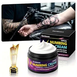 Tattoo Numbing Cream Extra Strength���Relief for Up to 6 Hours���