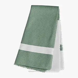 Outer Insect-Repellent Throw Blanket with Bug Shield Technology,Lightweight Outdoor Blanket for Backyard,Camping,Picnic and Beach,Forest Green Colorblock,60" W x80