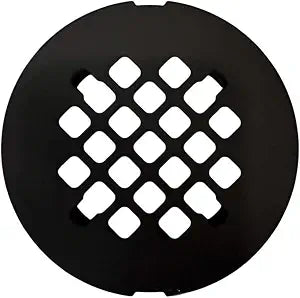 4.25Inch Matte Black Snapin Stainless Steel Shower Drain Cover