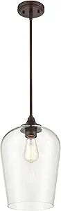 ML Lighting Ashford 1-Light Mini-Pendant Light Rubbed Bronze