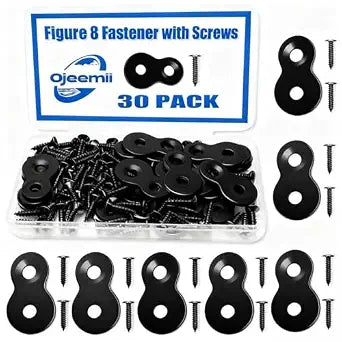 30PCS 12 Gauge Heavy Duty Table Top Fasteners Figure 8 Fasteners