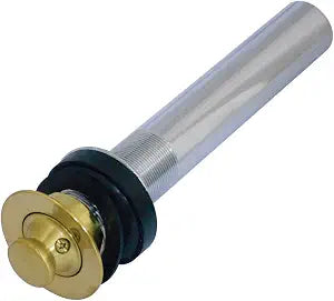 Kingston EV3007 Lift & Turn Sink Drain without Overflow,Brushed Brass