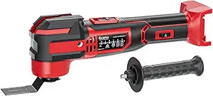 Cordless 21000 OPM Orbiting Multi Tool Compatible with Milwaukee 18V Battery,Brushless Zero Clearance Cut,Variable Speeds,4.5 Fast Cut,Low Vibration,Woodcutting Blades(Power Oscillating Tool Only)