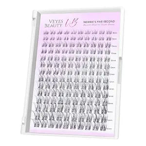 VEYESBEAUTY Aliva Lash Clusters Newbie's Five-Second Series Eyelash 8-16mm