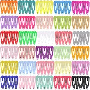 Babymatch Baby Barrettes Hair Clips: 1.2 inch (3cm) Small Mini Snap for Toddler Little Girls Kids 150pcs (30 colors)