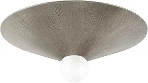 Troy-Standard C7841-SSL Summit - 1 Light Flush Mount 4 inches Tall and 16.25 inches Wide - Graphite Grey