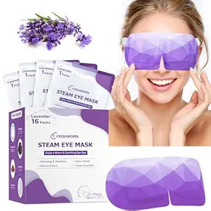 16Packs Steam Eye Mask Heated Eye Masks For Dry Eyes, Lavender