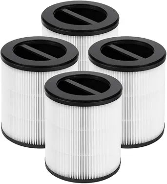 Nispira Mod Plus Mod+ Replacement Filter for Oransi Mod/Mod+ Air Purifier MD01 MD02 True HEPA with Activated Carbon, 4 Pack