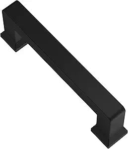 Alzassbg 10 Pack Matte Black Cabinet Pulls, 3-1/4 Inch(82.5mm) Hole Centers Modern Cabinet Handles Kitchen Pulls for Cabinets and Drawer AL3043MB