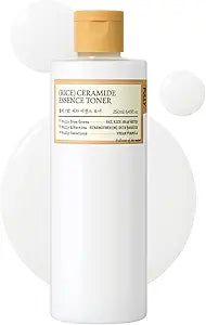 FULLY Rice Ceramide Essence Toner ��� Milky Korean Toner for Glass Skin, Hydrating Rice Water & Ceramide Formula for Moisture Barrier, Dewy Glow, Fragrance-Free, Vegan & Dermatologist Tested, 8.45 fl.oz