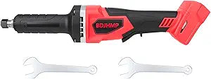 Cordless Die Grinders for Milwaukee M18 18V Battery, Up to 25000RPM Brushless Motor, 1/4" Collet for Polishing, Cutting, Rust Removal, Deburring, Weld Spot Trimming(Tool Only)