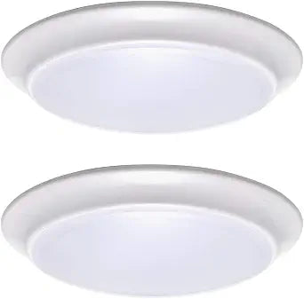 LIT-PaTH LED Ceiling Light Fixture, Damp Location Rated, Dimmable, 7 Inch