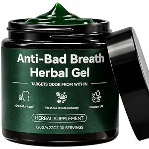 Anti-Bad Breath Herbal Gel Supplement - Body & Breath Odor Control from The Inside ��� Internal Deodorant, Natural Herbal Deodorant Gel with Parsley and Chlorophyll, Full Body Deodorizer (1)