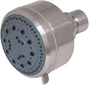 Kingston KX8358 Round 5-Function ABS Shower Head, Brushed Nickel