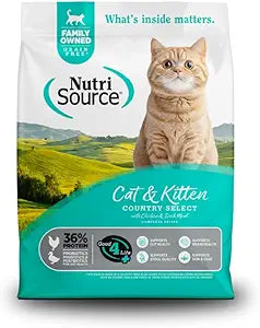 NutriSource Grain Free Cat & Kitten Country Select, 4LB (Pack of 1)
