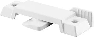 Prime-Line F 2590 Sash Lock for Vertical and Horizontal Sliding Windows  Replace Broken Sash Locks for Additional Home Security, 2-1/4 Mounting Hole Centers, White Diecast (Single Pack)
