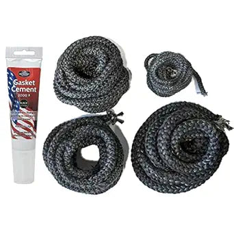 Midwest Hearth Gasket Kit 3435 for Vermont Castings Winter Warm Insert Γ Complete Graphite Fiberglass Replacement Kit Γ Made in USA