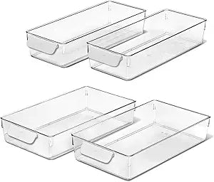 OXO Good Grips 4-Piece Fridge Storage Bin Starter Set