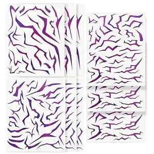 9 Sheet Kpop Temporary Tattoos Gifts Bulk K-pop Party Favors Decorations Bulk Ultraviolet Light Activated Neon Blue Makeup Stickers Accessories Birthday Party Supplies K-pop Themed Gifts for Women