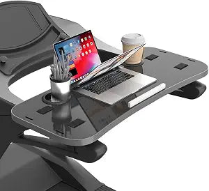 Treadmill Desk Attachment with Laptop Platform, Black