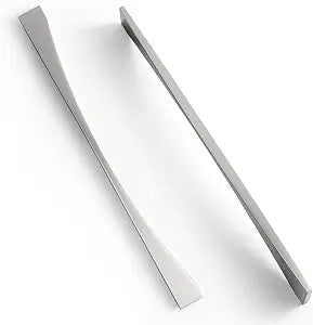 Goo-Ki 12.6''(320mm) Hole Center Brushed Nickel Cabinet Handle, Satin Nickel Cabinet Pull, Modern Drawer Handle Cabinet Hardware,6 Packed