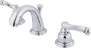 Kingston Brass KB911FL Widespread Bathroom Faucet, Polished Chrome