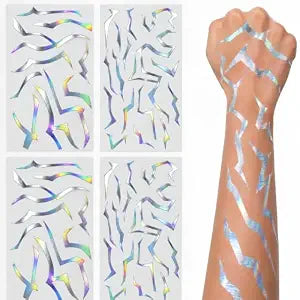 60PCS Demon Mark Temporary Tattoos,K-Style Inspired Tattoos for Party Decor