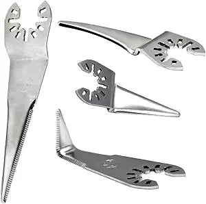 Jitterbug (4-Pack) Cold Knife Blades for Oscillating Multi Tool Scraper Window Seal Cutte