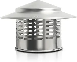 Stainless Steel Chimney Caps Cover for Outside (4.33 in, Silvery)