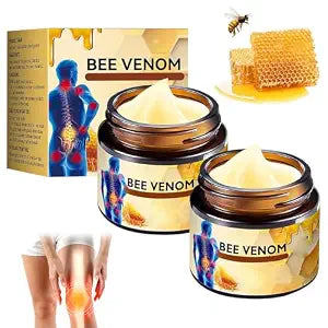 2PCS Bee Venom Joint Cream, Professional Bee Venom Cream, Advanced Joint Bone Gel, Effective For Hand, Back, Knee And Leg, Suitable For All Skin Types.