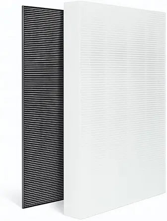 Nispira Premium True HEPA Filter + Activated Carbon Pre FIlter Compatible with Sharp KC-850U Compared to Part FZ-C100HFU FZ-C100DFU, 1 Pack