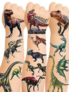 110+ Dinosaur Temporary Tattoos for Kids, Boys Dino Birthday Decorations