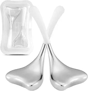 Running man Cryo Sticks for Face - Gua Sha and Massage 2-in-1, Ice Globes-Facial Skin Care Tools for Women, Cold Globes for Facials, Cooling Face Globes